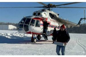 Два донорских сердца доставили на вертолетах МЧС в Республиканский научно-практический центр «Кардиология» в Минске для трансплантации пациентам