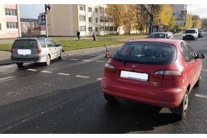 Столкнулись возле светофора
