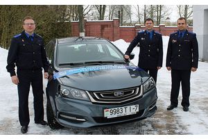 Новый автомобиль – молодечненским следователям