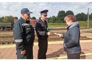 Милиция Молодечно провела Единый день безопасности на железной дороге