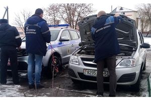 Сотрудники Молодечненского отдела Департамента охраны оказали помощь в устранении поломки транспортного средства