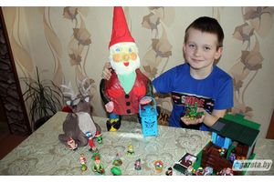 9-летний Влад лепит из пластилина и мечтает стать скульптором