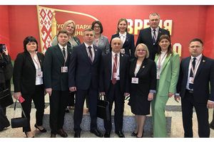 Делегаты Молодечненского района прибыли во Дворец Республики для участия в VII ВНС