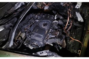В Молодечно горел автомобиль
