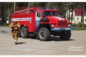Спасатели провели учения в доме отдыха «Алеся»