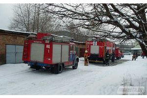 В Молодечно машина горела в гараже