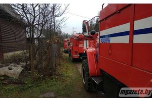 В Боярах горел дом и взорвался баллон
