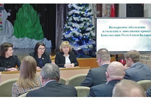 Встреча Алеси Луковской с руководителями учреждений образования