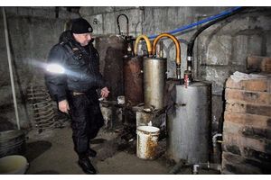 В Молодечненском районе уничтожен самогонный аппарат