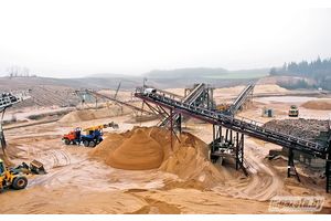 На Маладзечаншчыне ля Радашковічаў есць штучны кратар і каменны дыназаўр