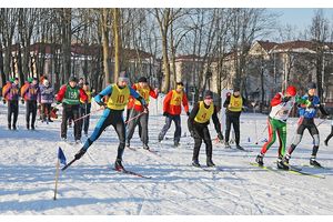 В субботу в городском парке культуры и отдыха состоялся спортивный праздник «Молодечненская лыжня»