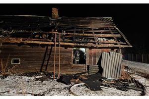 Пожар в агрогородке Марково