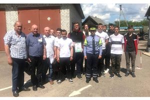 ОГАИ Молодечненского РОВД провели акцию -конкурс «Юный мотоциклист!»