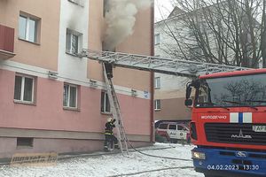 Пожар на улице Великий Гостинец