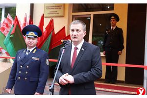 «Вы олицетворяете справедливость закона!» Турчин открыл новое здание Вилейского РОСК