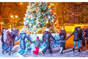 Новогоднее гулянье в Молодечно организуют на Центральной площади и Старом Месте