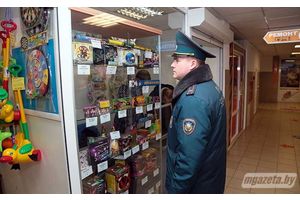 Рейд по правилам продажи пиротехники в Молодечно