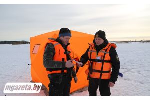 В Молодечненском районе напомнили о безопасности на льду