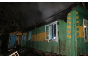 Пожар в деревне Городилово