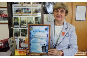 Молодечненские спасатели благодарят педагога Татьяну Мигуро