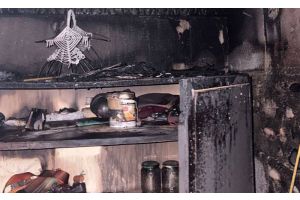 В Молодечненском районе горел сарай