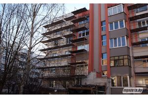 Рамонт дома па вуліцы Віленскай завяршаецца