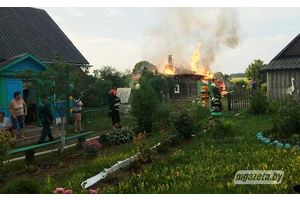Баня сгорела под утро