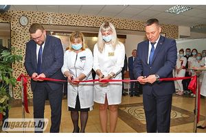 В центральной районной больнице торжественно открыли больничный дворик