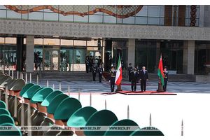 Встреча Лукашенко с Президентом Экваториальной Гвинеи проходит во Дворце Независимости