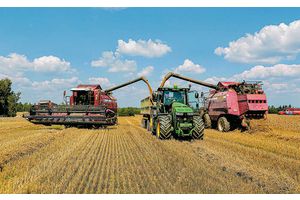 Уборка в районе практически завершилась