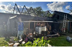 Пожар в Молодечно