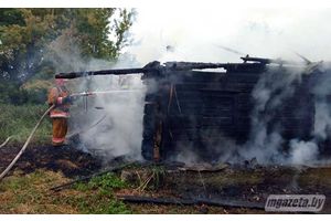Пожар в деревне Сечки: дом сгорел полностью
