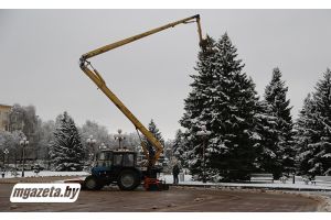 На главной площади Молодечно
