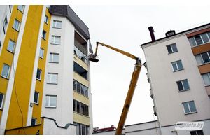 Рамонт дома на вуліцы Прытыцкага хутка завершыцца