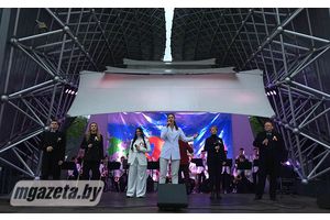 Праздничный концерт ко Дню Победы прошёл в Молодечненском амфитеатре 