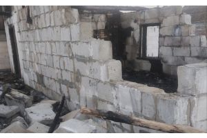 В Молодечно горела хозяйственная постройка