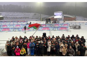 Молодечненцы прибыли на праздник спорта и здорового образа жизни «Минская лыжня», проходящий в Раубичах