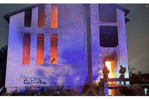 Ночью в Молодечно горело неэксплуатируемое здание