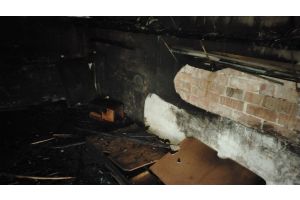 В Молодечненском районе горел гараж