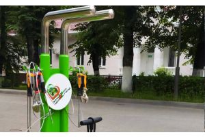 В Молодечно дан старт установке велоспотов!