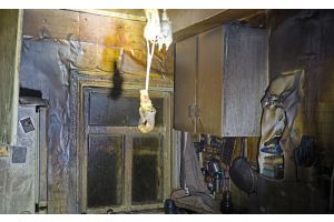 Пожар повредил дом сезонного проживания