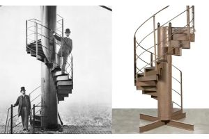 В Париже выставят на аукцион фрагмент лестницы Эйфелевой башни