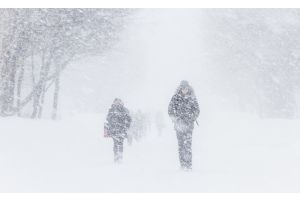 Сильный снег и до -14°С мороза ожидается сегодня в Беларуси