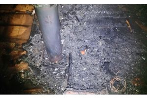 В Асаново горела баня