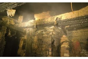 В Молодечно горел дом