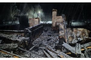 В Молодечненском районе на пожаре в доме погиб мужчина